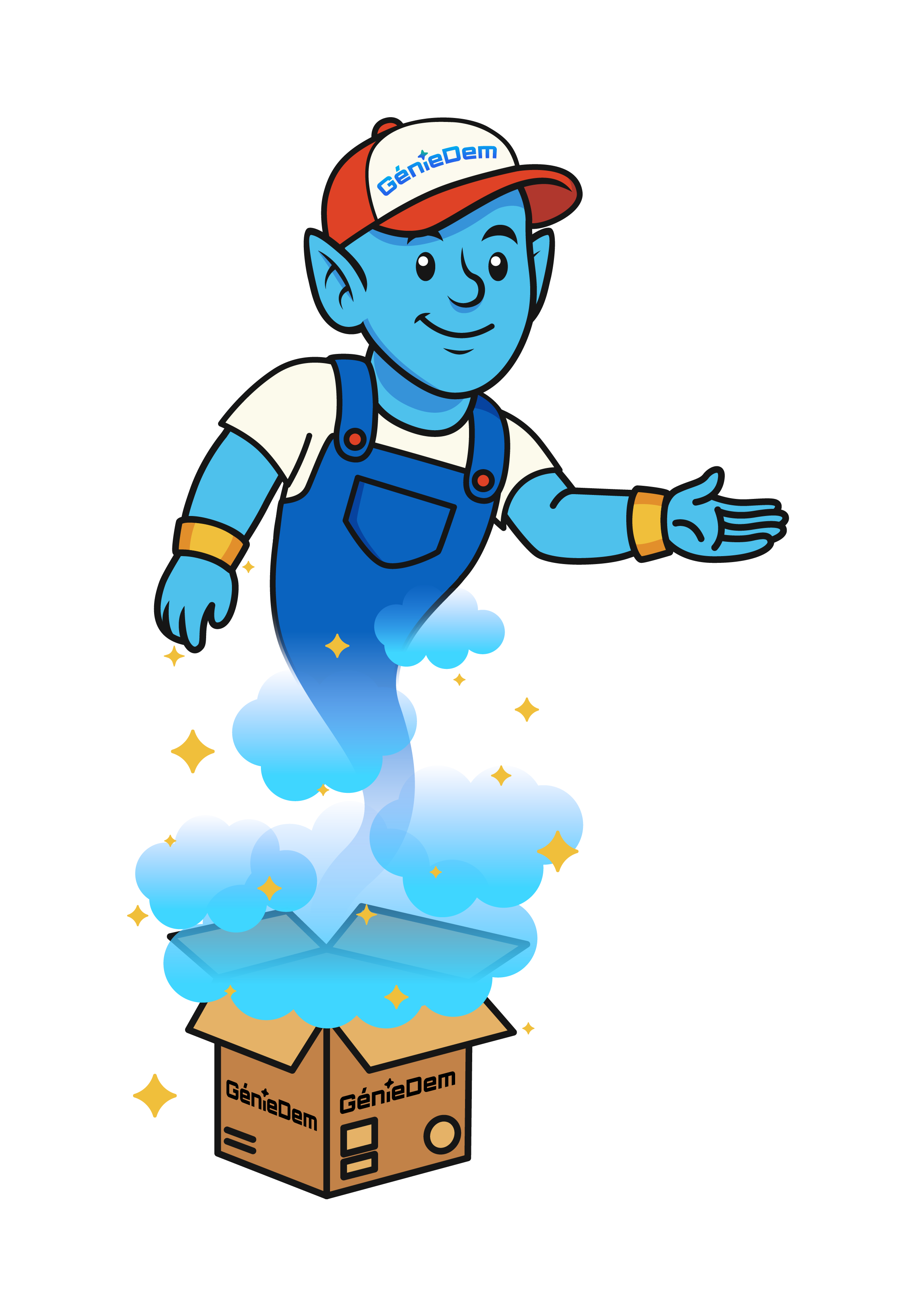 Mascotte GénieDem